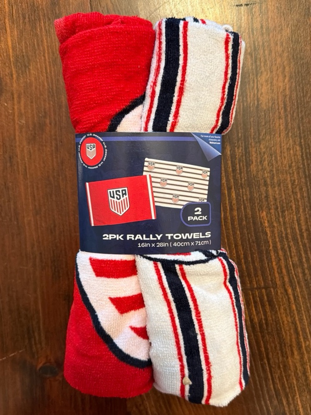 2 pack USA Soccer Olympic rally towels combo bundle NEW